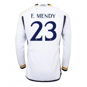 Real Madrid Ferland Mendy #23 Domaci Dres 2023-24 Dugim Rukavima